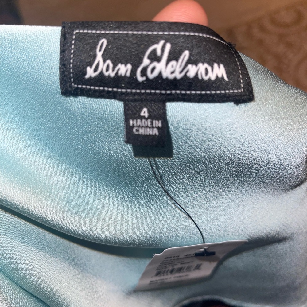 NWT Sam Edelman Ladies Blue Dress Size 4 - Picture 4 of 7